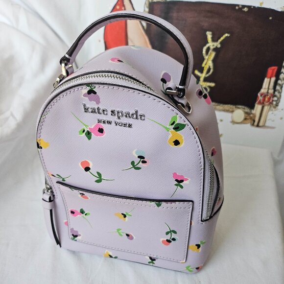 kate spade Handbags - Kate Spade Lilac 3-way purse/backpack NWOT
